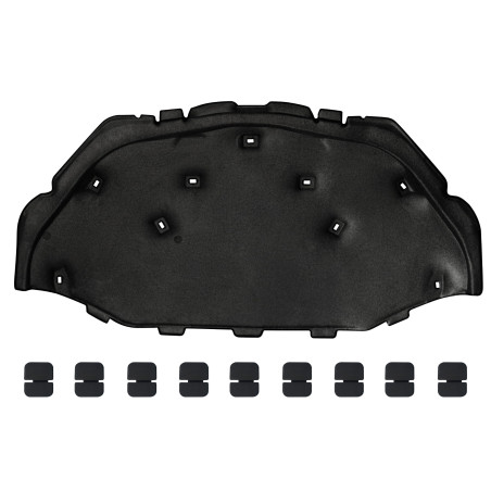 VOLVO S80 II 2006-2016 PANNELLO FONOASSORBENTE COFANO CON KIT CLIP 31352181 (Cod. AP-DE30-133A2_A4x4