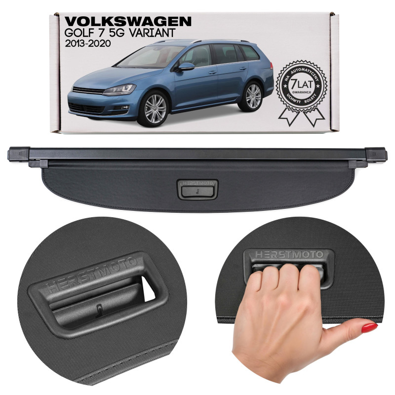VOLKSWAGEN GOLF 7 VII 5G VARIANT (STATION WAGON) 2013-2020 CAPPELLIERA COPRIBAGAGLI NERA 5G9867871F 
