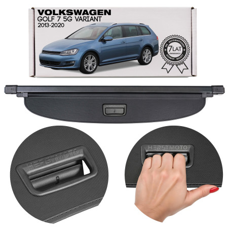 VOLKSWAGEN GOLF 7 VII 5G VARIANT (STATION WAGON) 2013-2020 CAPPELLIERA COPRIBAGAGLI NERA 5G9867871F 