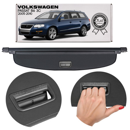 VOLKSWAGEN PASSAT B6 3C 2005-2010 VARIANT (STATION WAGON) CAPPELLIERA COPRIBAGAGLI NERA 3C9867871H (