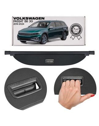 VOLKSWAGEN PASSAT B8 3G 2014-2024 VARIANT (STATION WAGON) CAPPELLIERA COPRIBAGAGLI NERA 3G9867871 (C