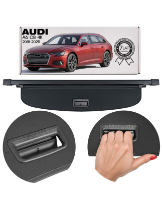 AUDI A6 C8 4K 2018-2025 AVANT CAPPELLIERA COPRIBAGAGLI NERA 4K9863553B (Cod. AP-7EA6-724D4_A4x4)