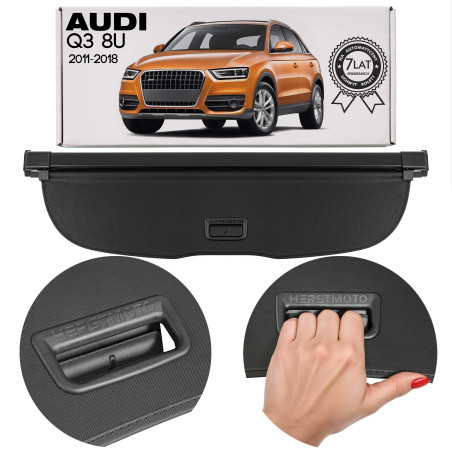 AUDI Q3 8U 2011-2018 CAPPELLIERA COPRIBAGAGLI NERA 8U0863553B (Cod. AP-5A19-816D0_A4x4)
