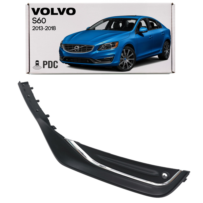 VOLVO S60 II 2013-2018 RESTYLING GRIGLIA ANTERIORE PARAURTI CON PDC SINISTRA 31353654 (Cod. AP-2851-