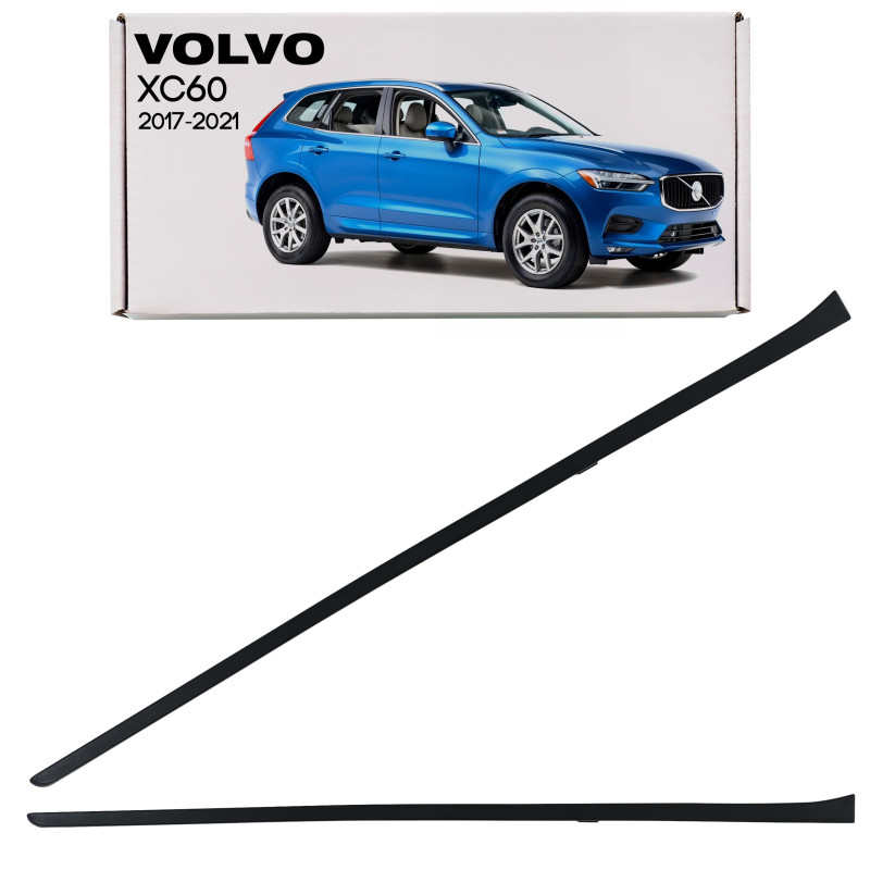 VOLVO XC60 II 2017-2021 PRE-RESTYLING MODANATURA ANTERIORE PARAURTI NERA DESTRA 31407982 (Cod. AP-B8
