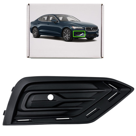 VOLVO S60 III 2018-2024 GRIGLIA ANTERIORE PARAURTI CON PDC DESTRA 31455637 (Cod. AP-A4D6-53427_2_A4x