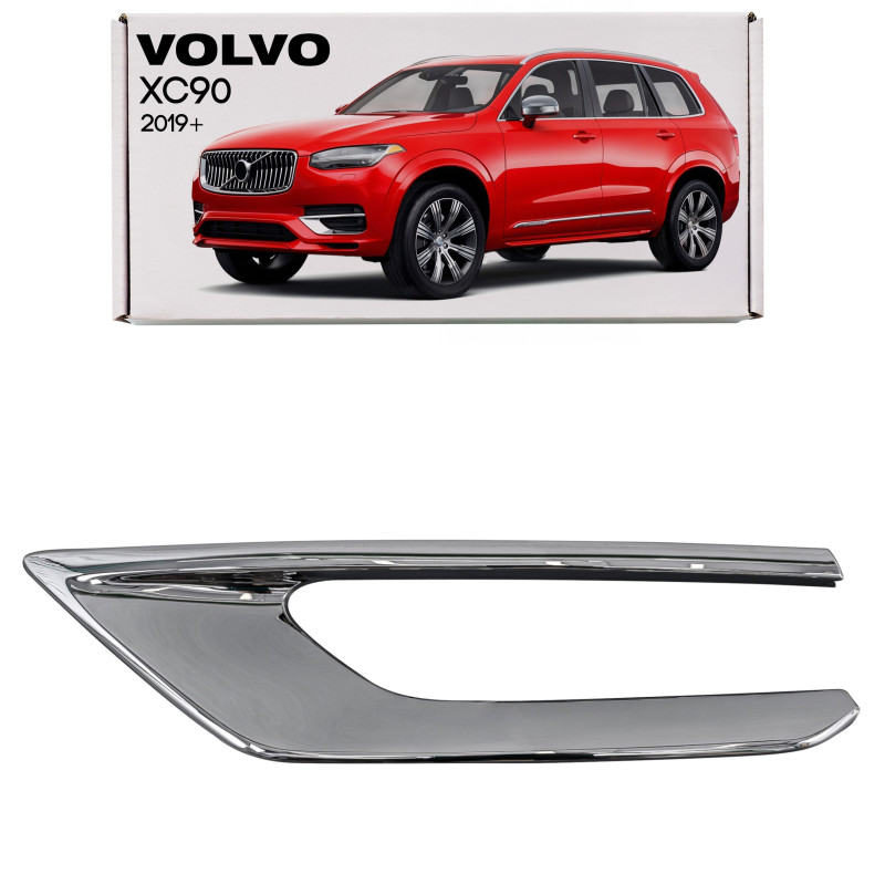 VOLVO XC90 II 2019+ RESTYLING MODANATURA GRIGLIE ANTERIORE PARAURTI SINISTRA 31663539 (Cod. AP-287F-