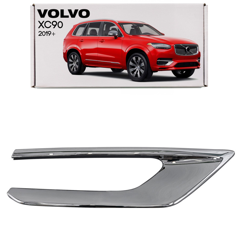 VOLVO XC90 II 2019+ RESTYLING MODANATURA GRIGLIE ANTERIORE PARAURTI DESTRA 31663540 (Cod. AP-3DEE-12