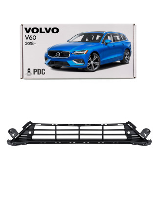 VOLVO V60 II 2018+ GRIGLIA CENTRALE ANTERIORE PARAURTI CON PDC 31455655 (Cod. AP-E172-45077_A4x4)