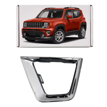 JEEP RENEGADE E BU 2018-2022 RESTYLING CROMATA CORNICE ANTERIORE FENDINEBBIA SINISTRA 6VQ42TZZAA (Co