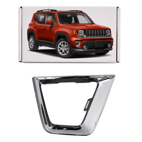 JEEP RENEGADE E BU 2018-2022 RESTYLING CROMATA CORNICE ANTERIORE FENDINEBBIA DESTRA 6VQ41TZZAA (Cod.