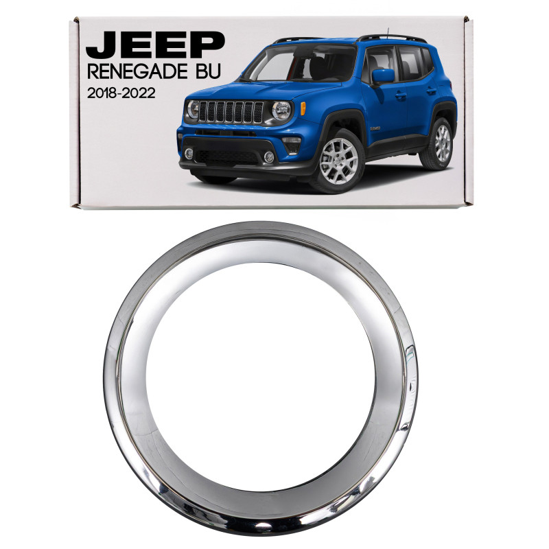 JEEP RENEGADE E BU 2018-2022 RESTYLING CROMATA CORNICE ANTERIORE FENDINEBBIA SINISTRA 6VM61SZ0AA (Co