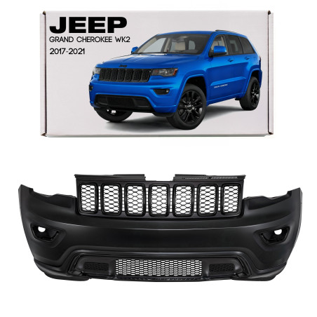 JEEP GRAND CHEROKEE IV WK2 2017-2021 DOPO IL SECONDO RESTYLING COMPLETO PARAURTI ANTERIORE SENZA PDC