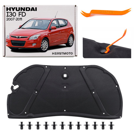 HYUNDAI I30 E FD 2007-2011 PANNELLO FONOASSORBENTE COFANO 811252L000 (Cod. AP-528B-282A6_A4x4)
