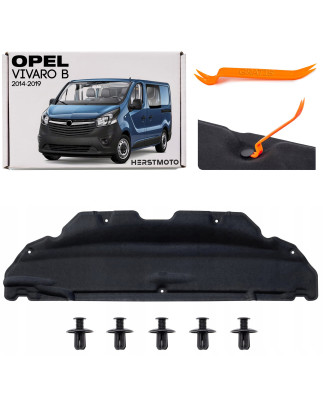 OPEL VIVARO B II 2014-2019 PANNELLO FONOASSORBENTE COFANO CON KIT CLIP 658402174R 93868423 (Cod. AP-