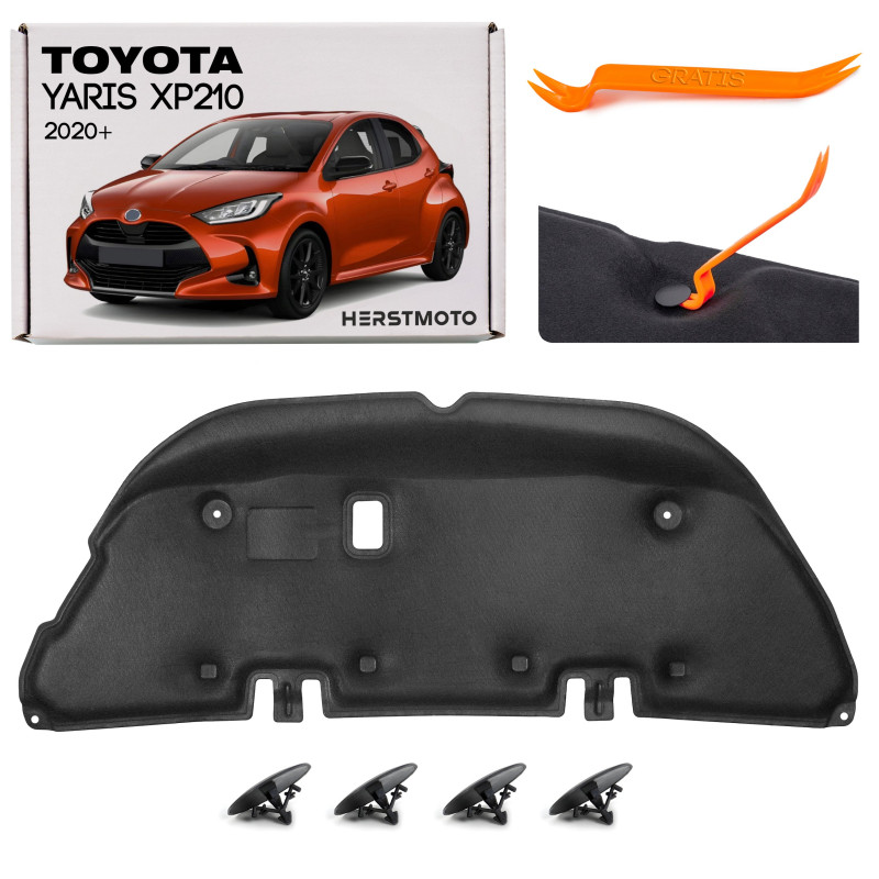 TOYOTA YARIS IV XP210 2020+ PANNELLO FONOASSORBENTE COFANO 53341K0010 (Cod. AP-5840-357E6_A4x4)