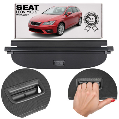 SEAT LEON MK3 III ST 2012-2020 STATION WAGON CAPPELLIERA COPRIBAGAGLI NERA 5F9867811B (Cod. AP-0352-