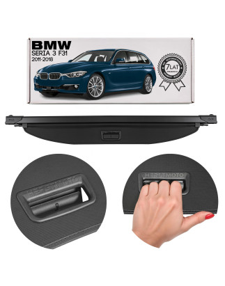 BMW SERIA 3 F31 STATION WAGON 2011-2018 CAPPELLIERA COPRIBAGAGLI NERA 51477273665 (Cod. AP-3C1E-7760