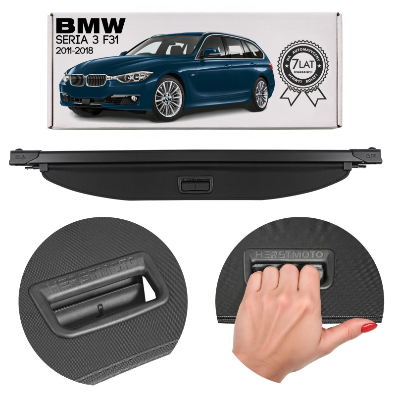 BMW SERIA 3 F31 STATION WAGON 2011-2018 CAPPELLIERA COPRIBAGAGLI NERA 51477273665 (Cod. AP-3C1E-7760