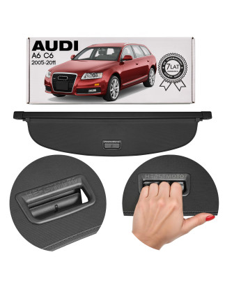 AUDI A6 C6 AVANT 2005-2011 CAPPELLIERA COPRIBAGAGLI NERA 4F9863553A (Cod. AP-B961-862E2_A4x4)
