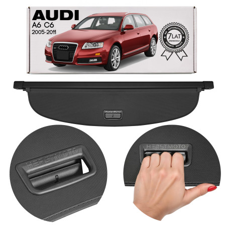 AUDI A6 C6 AVANT 2005-2011 CAPPELLIERA COPRIBAGAGLI NERA 4F9863553A (Cod. AP-B961-862E2_A4x4)