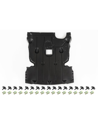 BMW SERIA 1 E81 2004-2011 PROTEZIONE MOTORE PIASTRA PER ANTERIORE PARAURTI CON KIT VITI 51757129318 