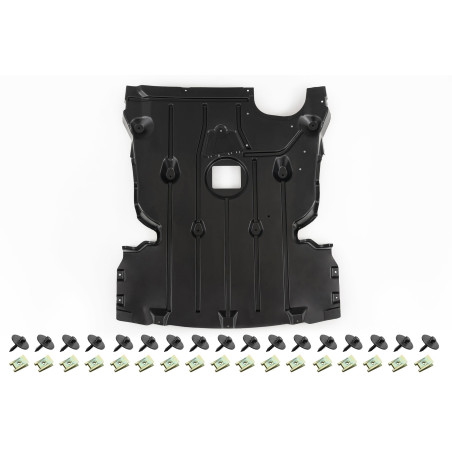 BMW SERIA 1 E81 2004-2011 PROTEZIONE MOTORE PIASTRA PER ANTERIORE PARAURTI CON KIT VITI 51757129318 