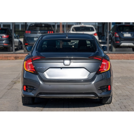 HONDA CIVIC X 2016-2019 berlina TUNING FANALI POSTERIORI FULL LED ROSSI DINAMICI (Cod. AP-DAB7-412B2