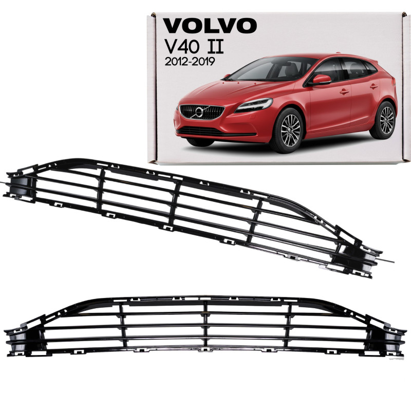 VOLVO V40 II 2012-2019 GRIGLIA CENTRALE ANTERIORE PARAURTI 31283743 (Cod. AP-A9AE-754C6_A4x4)