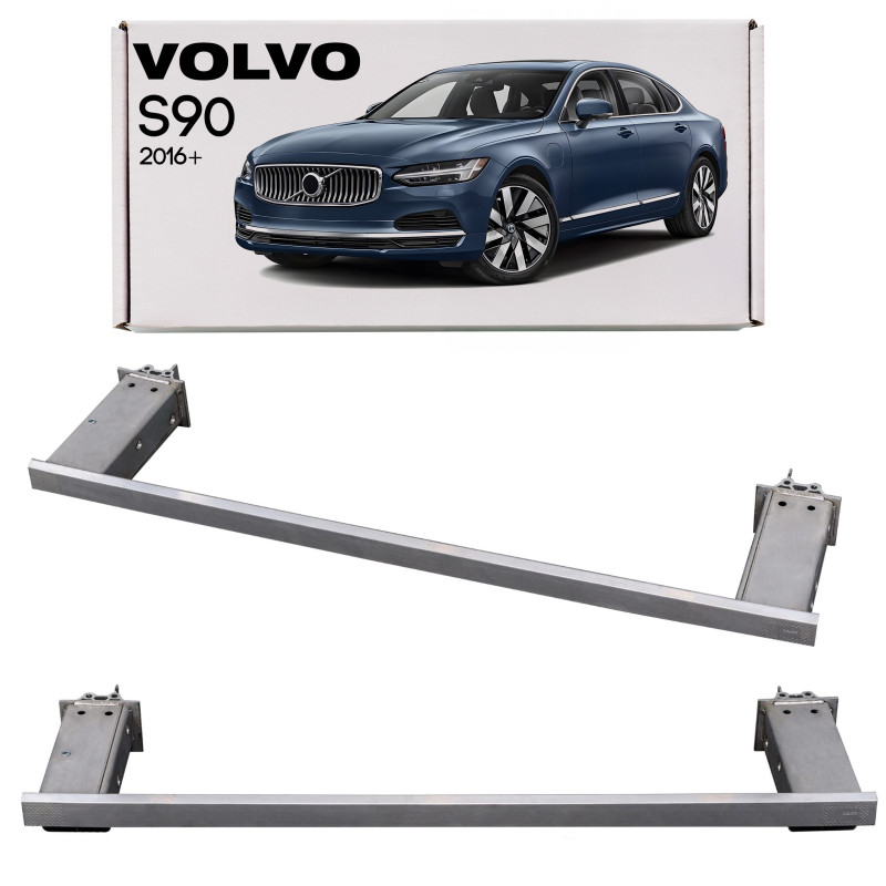 VOLVO S90 2016+ IN ALLUMINIO TRAVERSA INFERIORE ANTERIORE PARAURTI 31387309 (Cod. AP-EA28-26310_A4x4