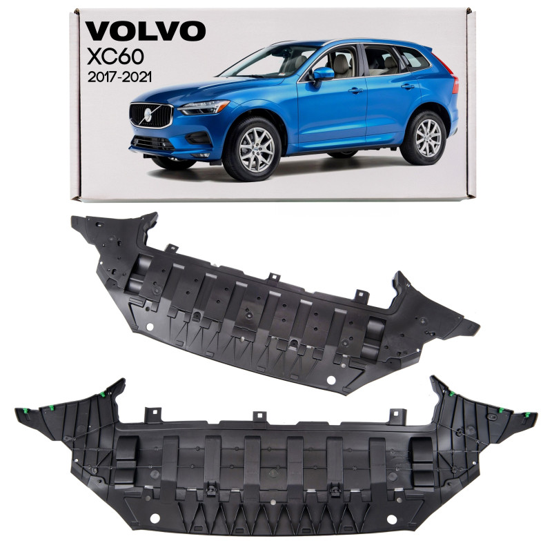 VOLVO XC60 II 2017-2021 PRE-RESTYLING PROTEZIONE INFERIORE PIASTRA PER ANTERIORE PARAURTI 31455460 (