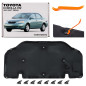 TOYOTA COROLLA IX E12 berlina 2001-2007 PANNELLO FONOASSORBENTE COFANO 5334112140 5334112200 (Cod. A
