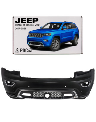 JEEP GRAND CHEROKEE IV WK2 2017-2021 DOPO IL SECONDO RESTYLING CROMATO COMPLETO PARAURTI ANTERIORE C