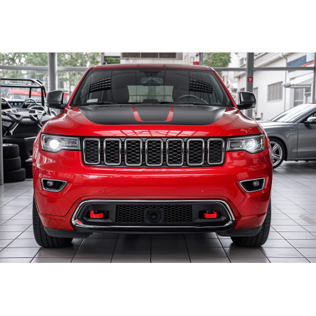 JEEP GRAND CHEROKEE IV WK2 2017-2021 DOPO IL SECONDO RESTYLING COMPLETO CROMATO PARAURTI ANTERIORE C