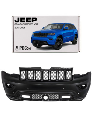 JEEP GRAND CHEROKEE IV WK2 2017-2021 DOPO IL SECONDO RESTYLING COMPLETO PARAURTI ANTERIORE CON PDC S
