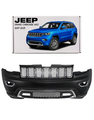 JEEP GRAND CHEROKEE IV WK2 2017-2021 DOPO IL SECONDO RESTYLING CROMATO COMPLETO PARAURTI ANTERIORE S
