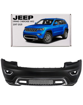 JEEP GRAND CHEROKEE IV WK2 2017-2021 DOPO IL SECONDO RESTYLING CROMATO COMPLETO PARAURTI ANTERIORE S
