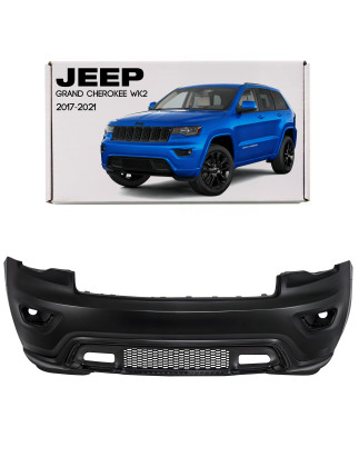 JEEP GRAND CHEROKEE IV WK2 2017-2021 DOPO IL SECONDO RESTYLING NERO COMPLETO PARAURTI ANTERIORE SENZ