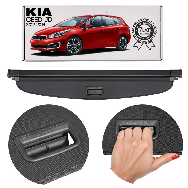 KIA CEED II JD 2012-2018 STATION WAGON CAPPELLIERA COPRIBAGAGLI NERA 85930A2500 (Cod. AP-230E-80951_