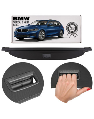 BMW SERIA 3 G21 2018+ TOURING (STATION WAGON) CAPPELLIERA COPRIBAGAGLI NERA 51477450728 (Cod. AP-B37