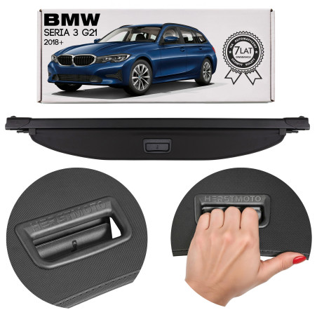 BMW SERIA 3 G21 2018+ TOURING (STATION WAGON) CAPPELLIERA COPRIBAGAGLI NERA 51477450728 (Cod. AP-B37