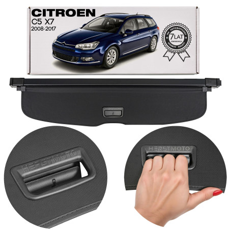 CITROEN C5 II X7 2008-2017 CROSSTOURER STATION WAGON CAPPELLIERA COPRIBAGAGLI NERA 9682033177 (Cod. 