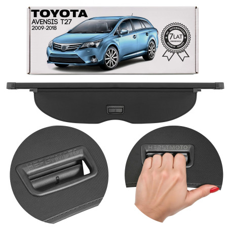 TOYOTA AVENSIS T27 2009-2018 STATION WAGON CAPPELLIERA COPRIBAGAGLI NERA 6491005030 (Cod. AP-A27E-81