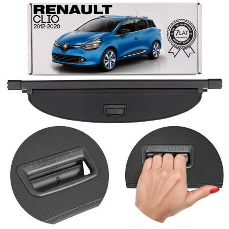 RENAULT CLIO IV STATION WAGON GRANDTOUR 2012-2020 CAPPELLIERA COPRIBAGAGLI 799225397R NERA (Cod. AP-