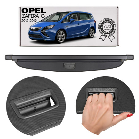 OPEL ZAFIRA C III 5 OS / 7 OS TOURER 2012-2019 CAPPELLIERA COPRIBAGAGLI NERA 20893078 (Cod. AP-35E5-