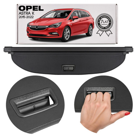 OPEL ASTRA K 2015-2022 STATION WAGON SPORTS TOURER CAPPELLIERA COPRIBAGAGLI NERA 39080257 (Cod. AP-5
