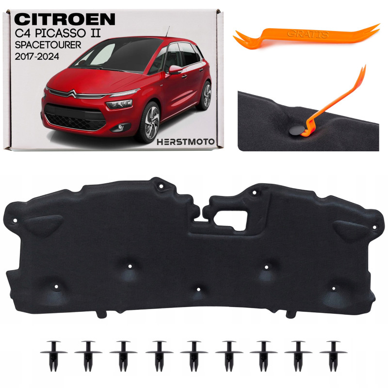 CITROEN C4 PICASSO II / SPACETOURER 2013-2019 PANNELLO FONOASSORBENTE COFANO 9877694680 (Cod. AP-11A