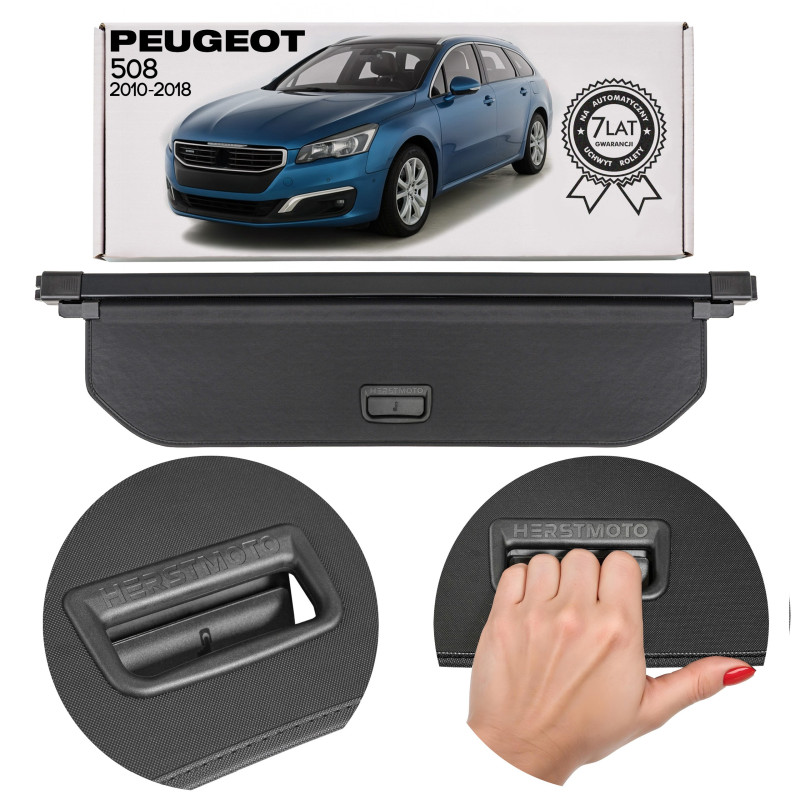 PEUGEOT 508 E 2010-2018 SW STATION WAGON CAPPELLIERA COPRIBAGAGLI NERA 9682033177 (Cod. AP-4636-408C