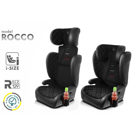 ROCCO SEGGIOLINO AUTO ECOPELLE SUPPORTO 2W1 E SIZE 100-150 CM R129 (Cod. AP-4881-840EC_A4x4)