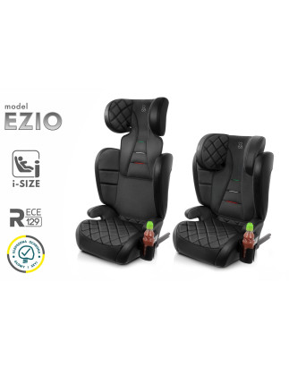 EZIO SEGGIOLINO AUTO ECOPELLE SUPPORTO 2W1 E SIZE 100-150 CM R129 ISOFIX (Cod. AP-87BE-228F7_A4x4)